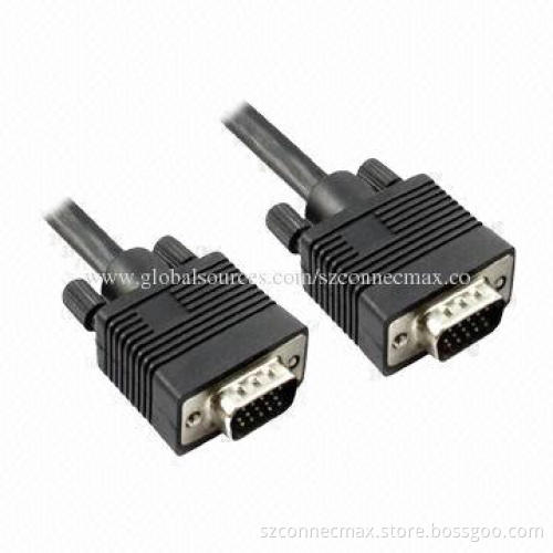 Male to Male VGA Cables with Nickel Plated Connector